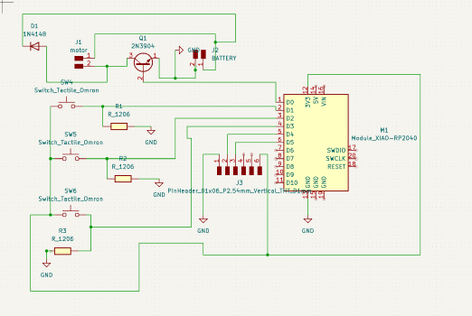 Picture of kicad schematic